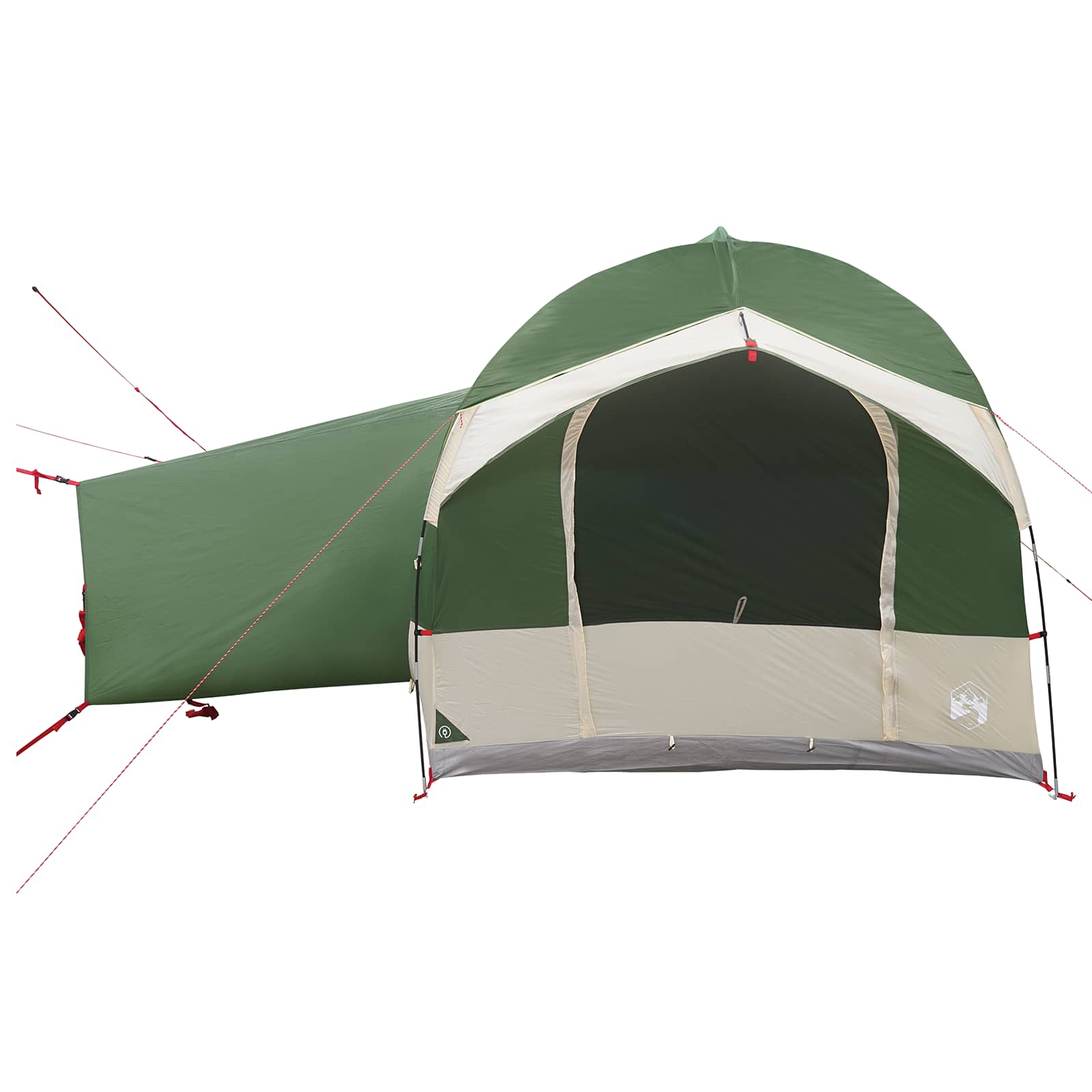 Tailgate Tent Met Regenfly Waterdicht Groen 4-Persoons