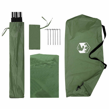 Autotent Met Dak 308 X 215 X 220 Cm Polyester En Staal