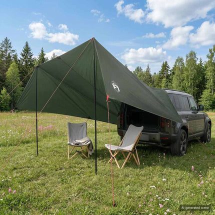 Voertuig Luifel 518 X 580 X 215 Cm Polyester En Staal