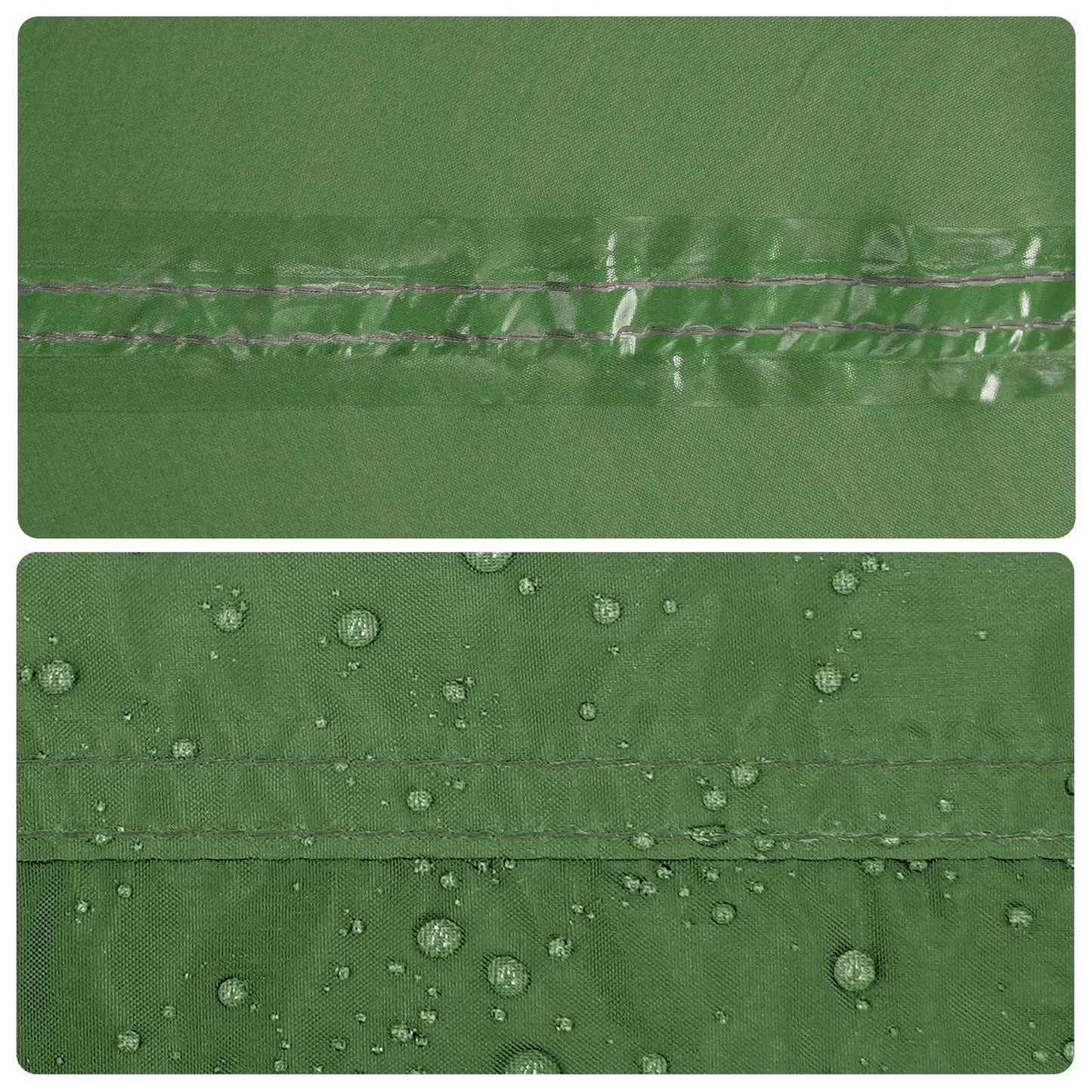Campingzeil Met Gaaswanden Groen 340 X 260 X 220 Cm