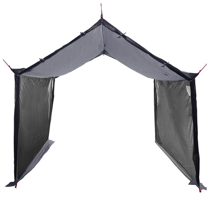 Campingzeil Met Gaaswanden Grijs En Oranje 340 X 260 X 220 Cm