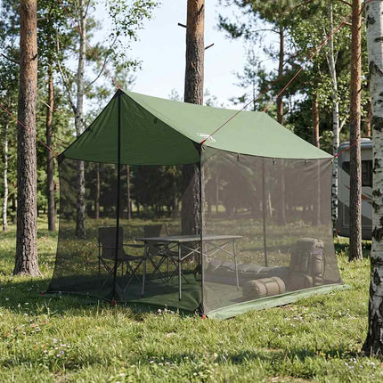 Campingzeil Met Gaaswanden 270 X 210 X 210 Cm