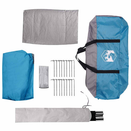 Huisje Tent Met Dak 12-Persoons Polyester En Staal