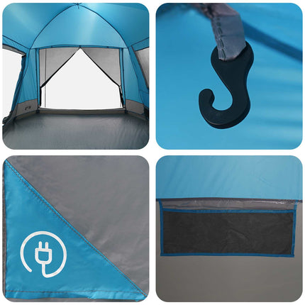 Huisje Tent Met Dak 12-Persoons Polyester En Staal