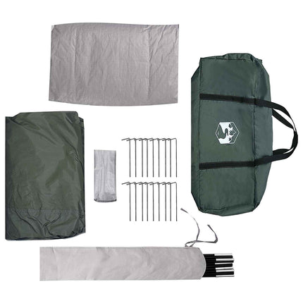 Huisje Tent Met Dak 12-Persoons Polyester En Staal