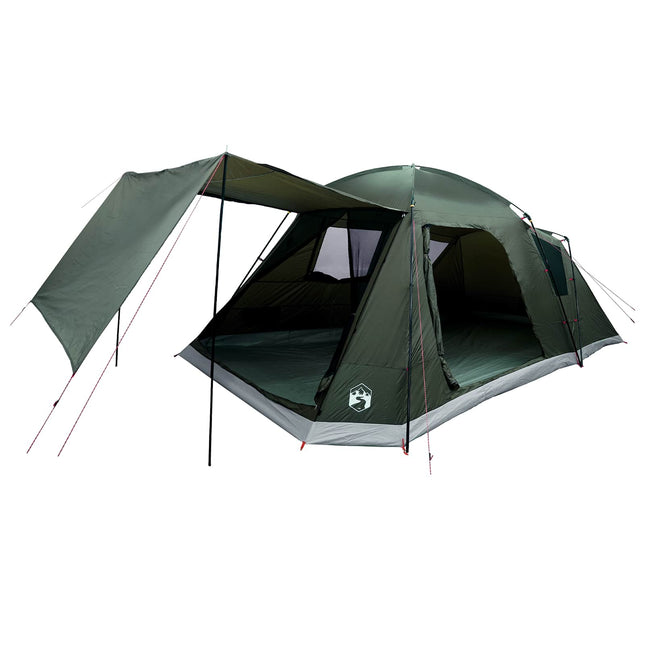 Huisje Tent Met Dak 12-Persoons Polyester En Staal