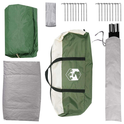 Huisje Tent Met Dak 8-Persoons Polyester En Staal