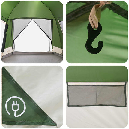 Huisje Tent Met Dak 8-Persoons Polyester En Staal