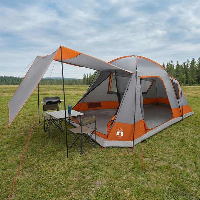 Huisje Tent Met Dak 12-Persoons Polyester En Staal