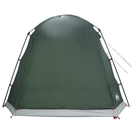 Huisje Tent Met Dak Leger Groen 8-Persoons Polyester En Staal