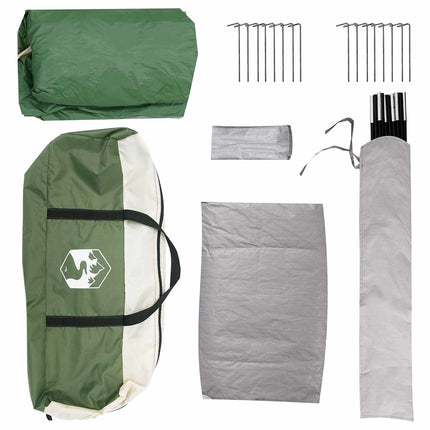 Huisje Tent Met Dak 4-Persoons Polyester En Staal