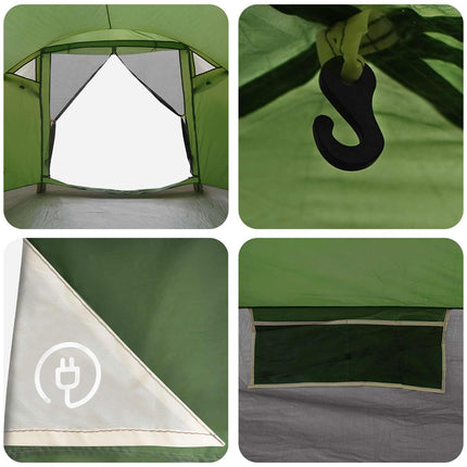 Huisje Tent Met Dak 4-Persoons Polyester En Staal