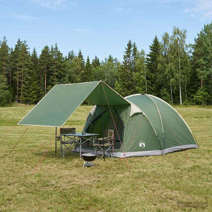 Huisje Tent Met Dak 4-Persoons Polyester En Staal