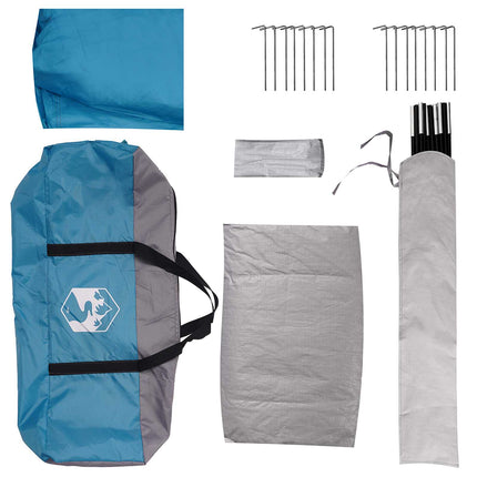 Huisje Tent Met Dak 4-Persoons Polyester En Staal