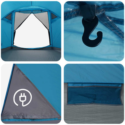 Huisje Tent Met Dak 4-Persoons Polyester En Staal