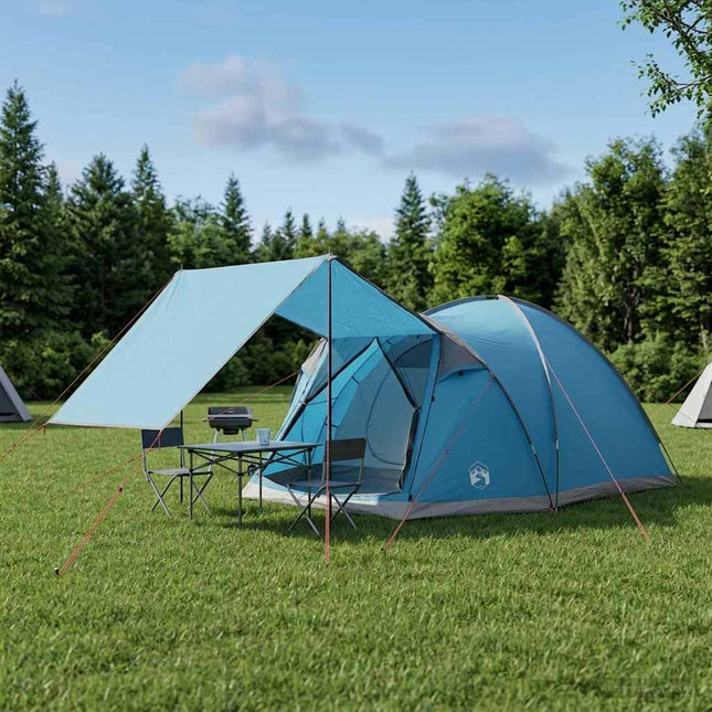 Huisje Tent Met Dak 4-Persoons Polyester En Staal