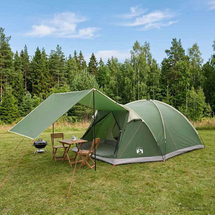 Huisje Tent Met Dak 4-Persoons Polyester En Staal
