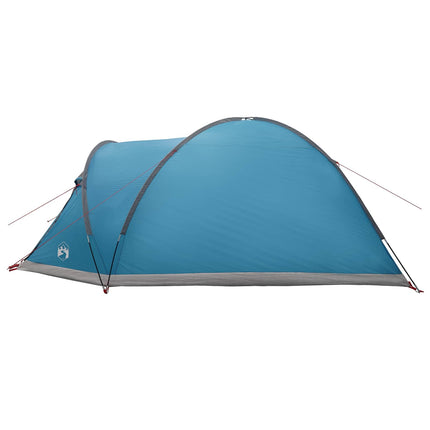 Huisje Tent Met Dak Blauw 6-Persoons Polyester En Staal
