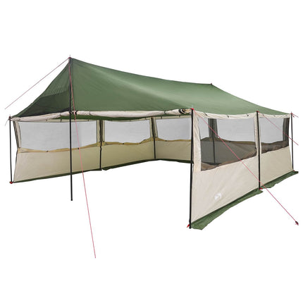 Gezinstent Met Dak 600 X 400 X 268 Cm Polyester En Staal