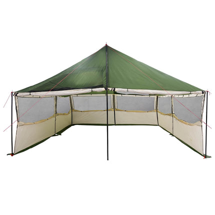 Gezinstent Met Dak 600 X 400 X 268 Cm Polyester En Staal