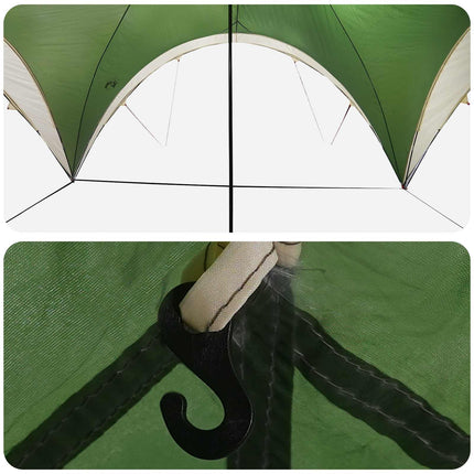 Partytent Met Dak Polyester En Staal