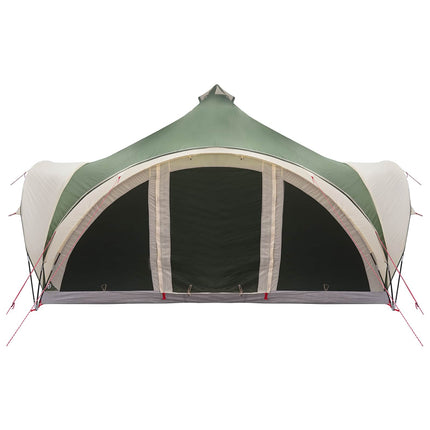 Tipi Tent Met Dak Groen 18-Persoon Polyester En Staal