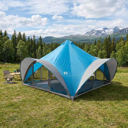 Tipi Tent Met Dak 18-Persoon Polyester En Staal