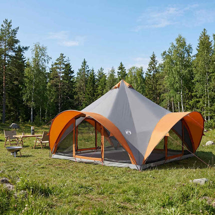 Tipi Tent Met Dak 18-Persoon Polyester En Staal