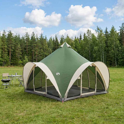Tipi Tent Met Dak 18-Persoon Polyester En Staal