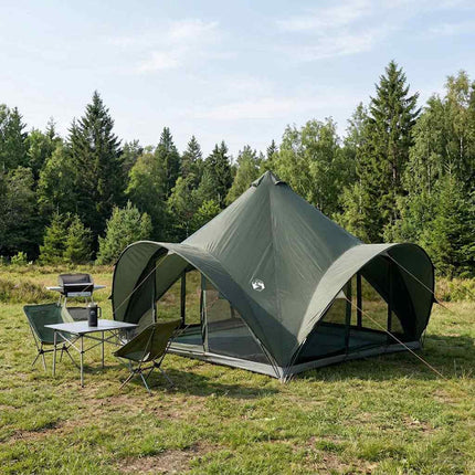 Tipi Tent Met Dak 18-Persoon Polyester En Staal