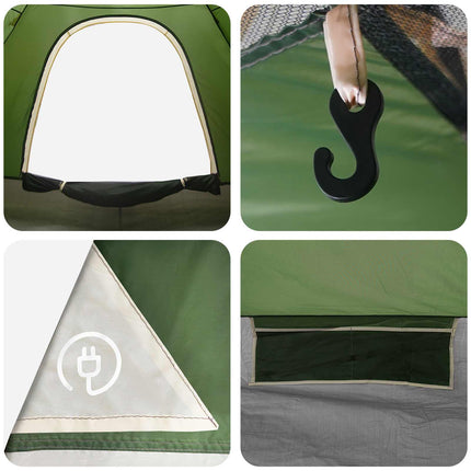 Kamperen Tent Met Dak Met Luchtopening 190 X 140 X 105 Cm