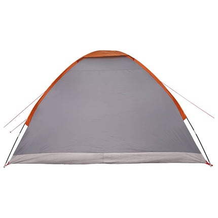 Kamperen Tent Met Dak Grijs En Oranje 275 X 215 X 125 Cm