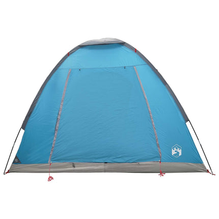 Kamperen Tent Met Dak Blauw 2-Persoons Polyester En Staal