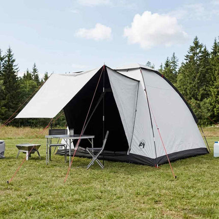 Kamperen Tent Met Dak 2-Persoons Polyester En Staal