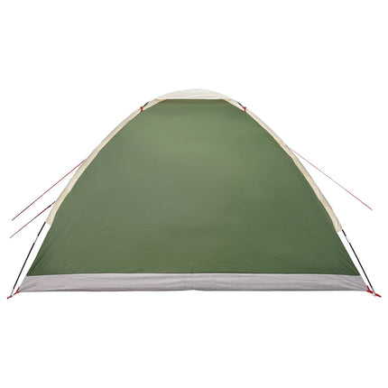 Kamperen Tent Met Dak Groen 4-Persoons Polyester En Staal