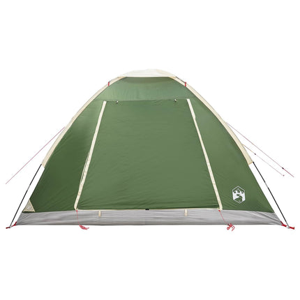 Kamperen Tent Met Dak Groen 4-Persoons Polyester En Staal