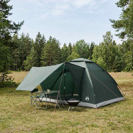 Kamperen Tent Met Dak 2-Persoons Polyester En Staal