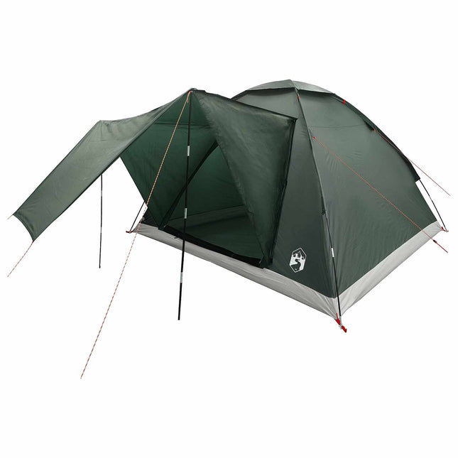 Kamperen Tent Legergroen 275 X 215 X 125 Cm Polyester En Staal