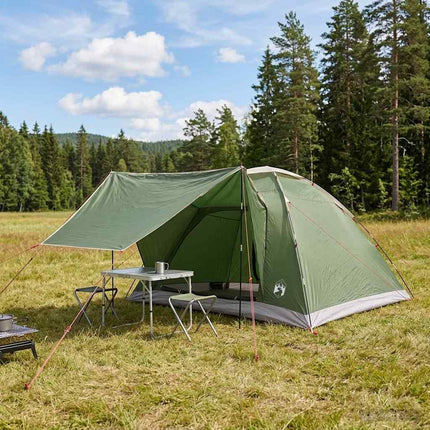 Kamperen Tent Met Dak 2-Persoons Polyester En Staal