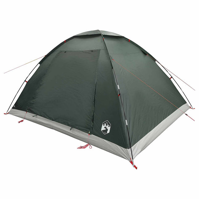 Kamperen Tent Legergroen 335 X 275 X 180 Cm Polyester En Staal