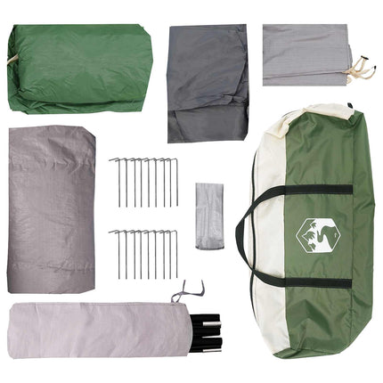 Tunneltent Met Dak 366 X 244 X 198 Cm Polyester En Staal
