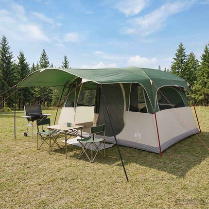 Tunneltent 366 X 244 X 198 Cm Polyester En Staal