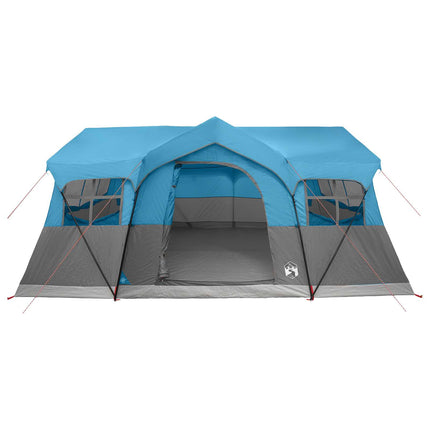 Gezinstent Met Dak Blauw 487 X 340 X 216 Cm Polyester En Staal