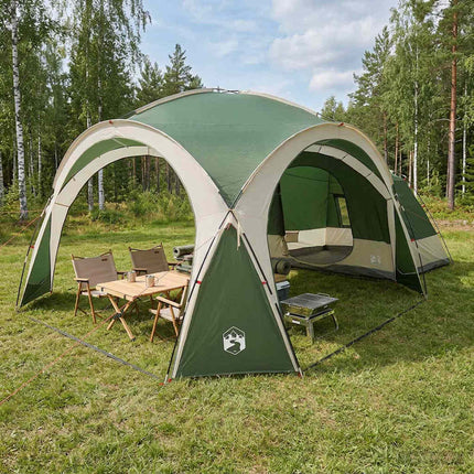 Zijtent Met Dak 410 X 410 X 250 Cm Polyester En Staal