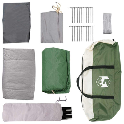 Huisje Tent Met Dak 480 X 273 X 205 Cm Polyester En Staal
