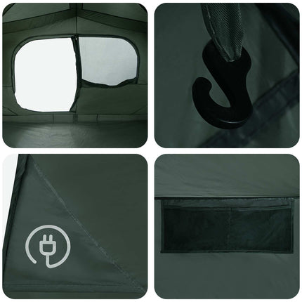 Directe Tent Legergroen 365 X 280 X 200 Cm Polyester En Staal