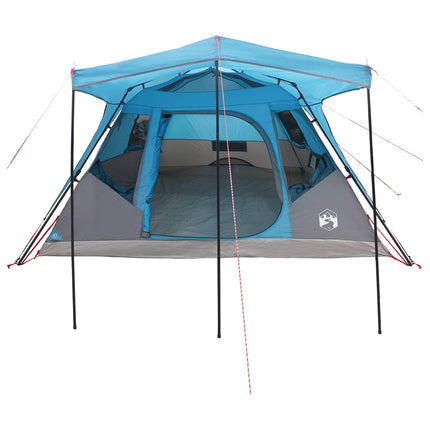Gezinstent Met Dak Blauw 305 X 275 X 190 Cm Polyester En Staal