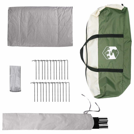 Tipi Tent Met Dak 700 X 700 X 395 Cm Polyester En Staal