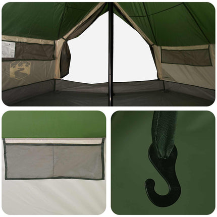 Tipi Tent Met Dak 700 X 700 X 395 Cm Polyester En Staal