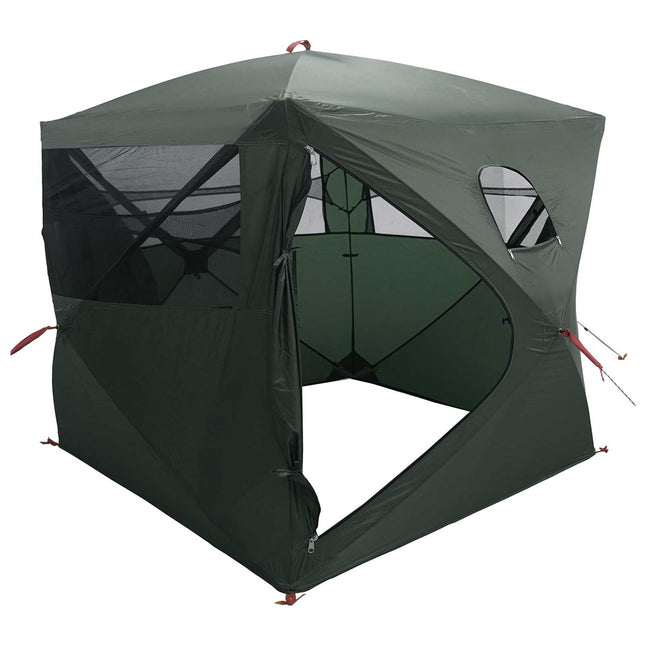 Jacht Tent Legergroen 143 X 143 X 165 Cm Polyester En Staal